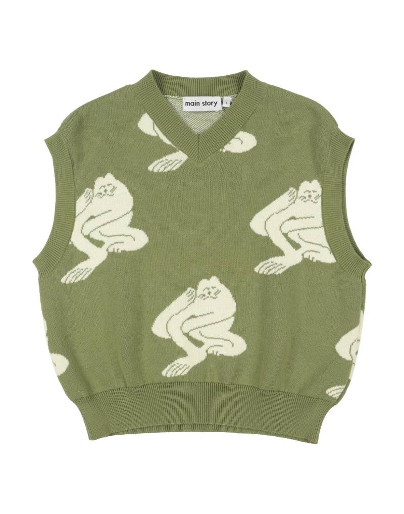 MAIN STORY Pullover Kinder Militärgrün von MAIN STORY