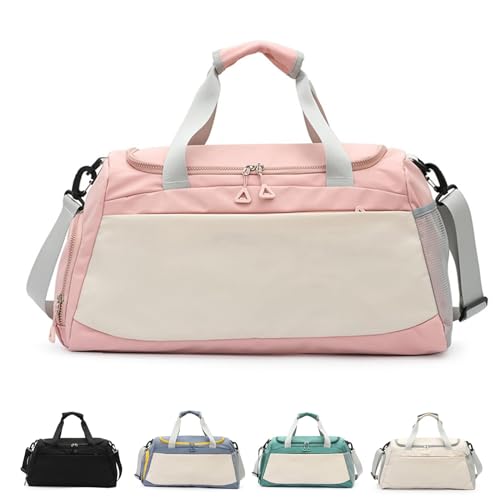 Lucshy Reisetasche, Reisetasche, Reisetasche, für Reisen, Fitness, Training, Crossbody, modische Freizeittasche, rose, Einheitsgröße von MAINPICK