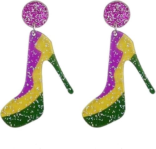 Ohrringe aus Acryl, Ohrringe für Mädchen, Discokugel Ohrringe,Ohrringe aus Acryl,Karneval Ohrringe,Statement Ohrhänger Disco, 80er, Kostüm, Karneval, Mottoparty von MAIROX