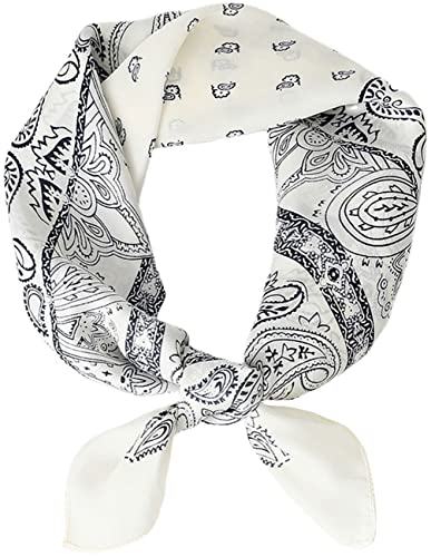 MAIRY Halstuch Damen aus 100% reiner Seide 70 x 70 cm Größe - Schickes Seidentuch Bandana - Perfekt für Frühling und Sommer M070003 von MAIRY