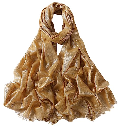 MAIRY Satin Tuch Frauen Seidenschal Elegante Leichte Lange Verlaufsfarben Seidenschal Anti Allergie Tuch Sonnenschutz DE200013 von MAIRY