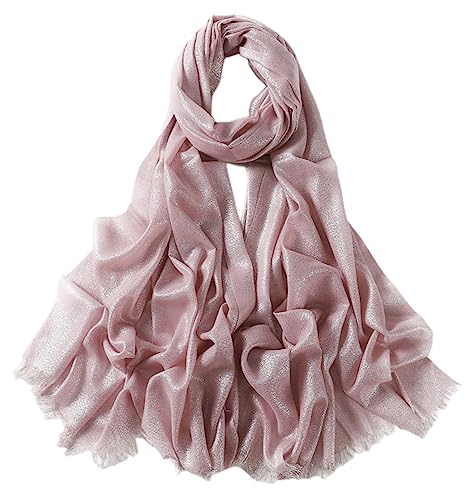 MAIRY Satin Tuch Stola für Damen Festlich Weich Schal mit Fransen Elegante Hochzeitsschals für Frauen Abendkleid DE200017 von MAIRY