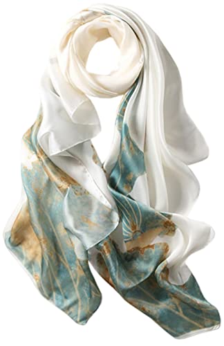 MAIRY Schal Damen Kopftücher Halstuch Damen Gefühl Schals Frauen Elegant Schal Tuch Scarf Bandana Taschentuch Ansatz Handgelenkband M180004 von MAIRY