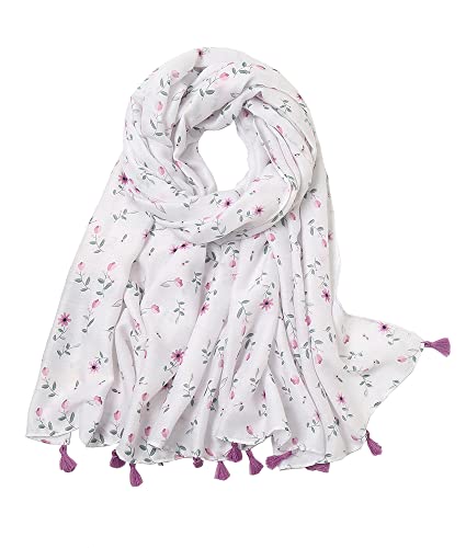 MAIRY Halstuch Damen Schal Schals & Tücher Halstuch Pashmina für Sommer Frühling Ganzjährig XXL Tuch Damenschal Multifunktionstuch Stola Tücher DE266 von MAIRY