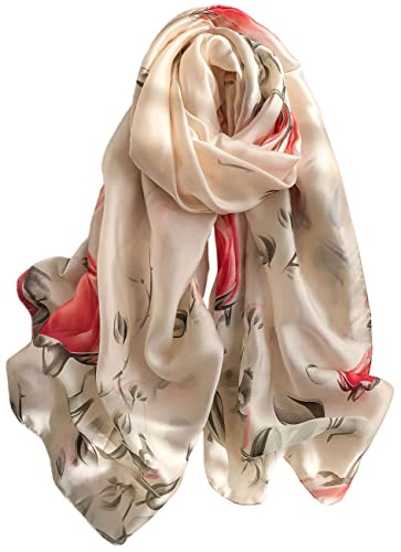 MAIRY Schal Damen Gefühl Schal Halstuch Damen Tuch Scarf Bandana Handgelenk Kopftücher M180017 von MAIRY