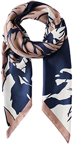 MAIRY Seidenschals Damen - Große Seidentücher für Frauen - Stilvoll Haare Stola - Leicht Seidentuch Silk Schal - Geschenk für Frauen - M090007 von MAIRY