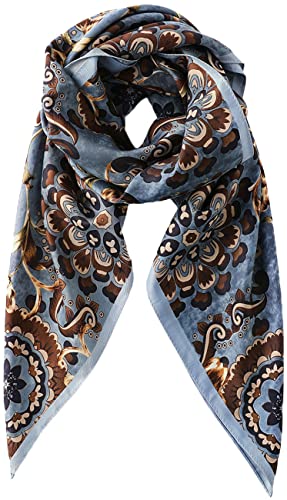 MAIRY Seidentuch Damen 100 Seide Schal Seidenschal Damen Bandana Seidentuch Hochwertiger Halstuch Kopftuch 90 x 90 cm M090008 von MAIRY