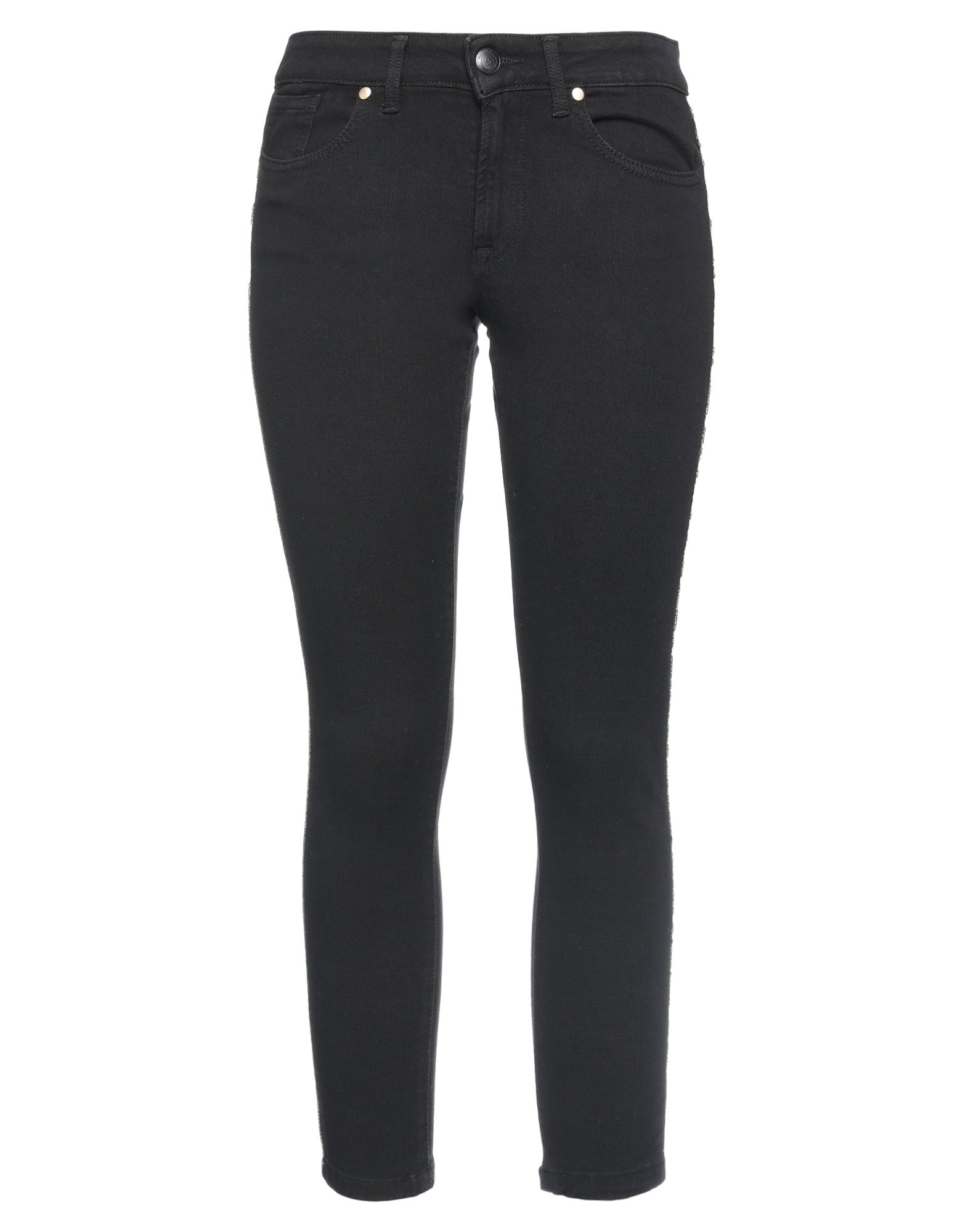 MAISON 9 Paris Cropped Jeans Damen Schwarz von MAISON 9 Paris