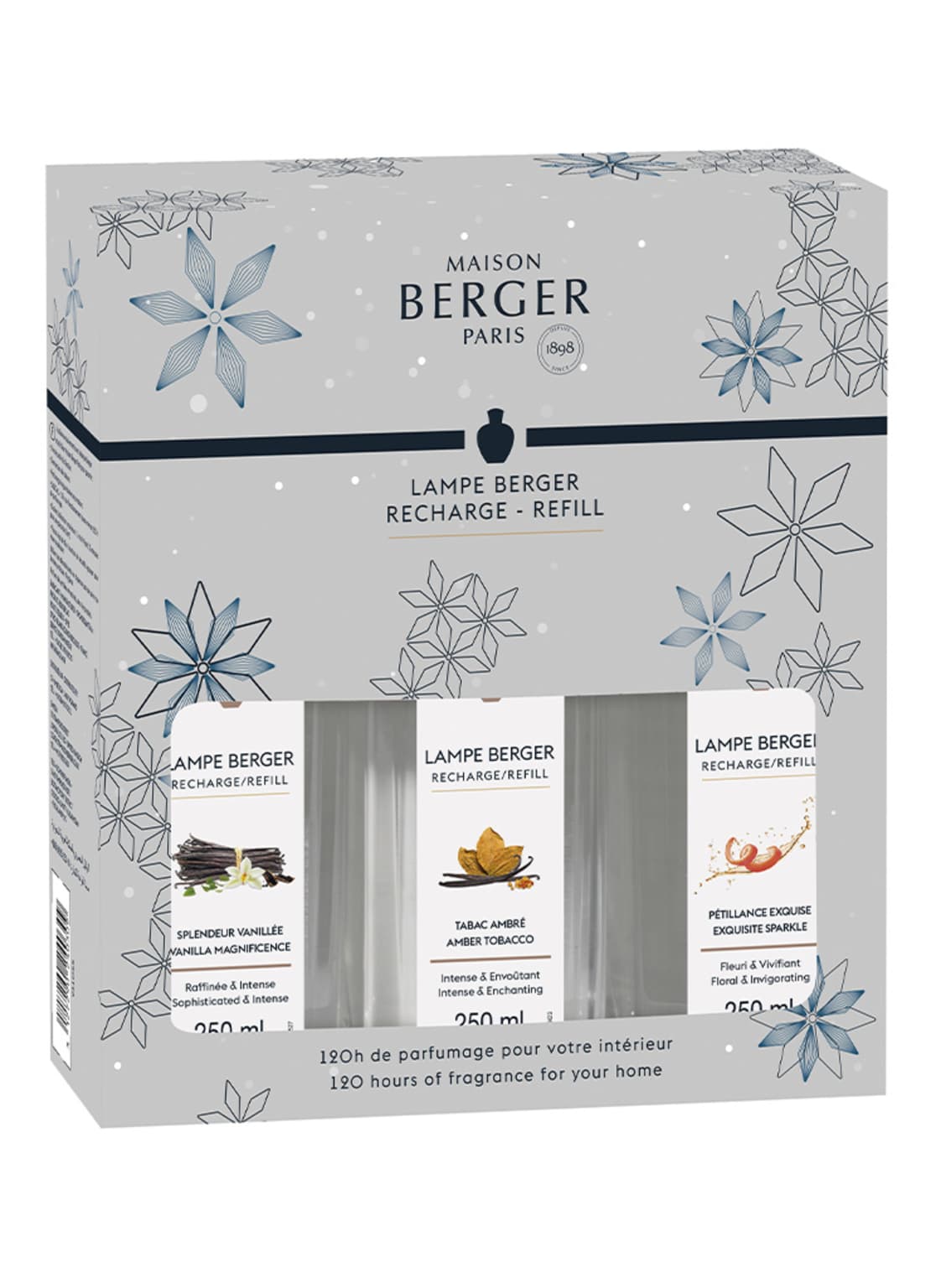 Maison Berger Paris Triopack Rosalie Raumduft-Set 750 ml von MAISON BERGER PARIS