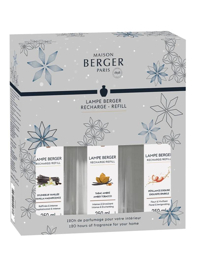 Maison Berger Paris Triopack Rosalie Raumduft-Set 750 ml von MAISON BERGER PARIS