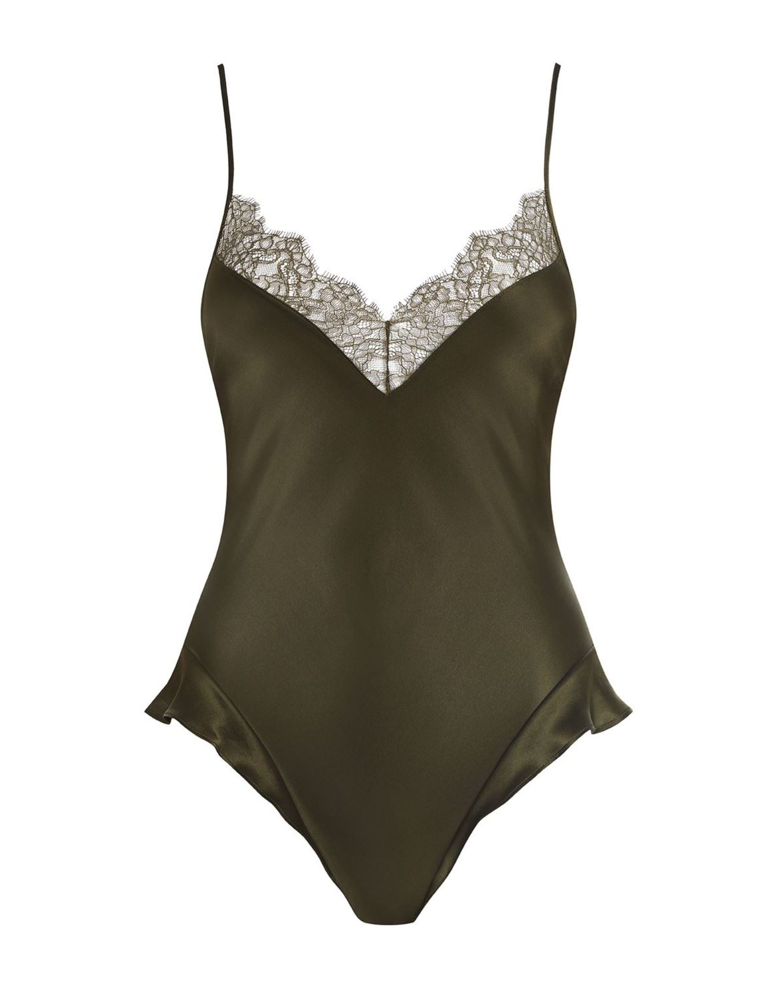 MAISON CLOSE Lingerie Body Damen Khaki von MAISON CLOSE