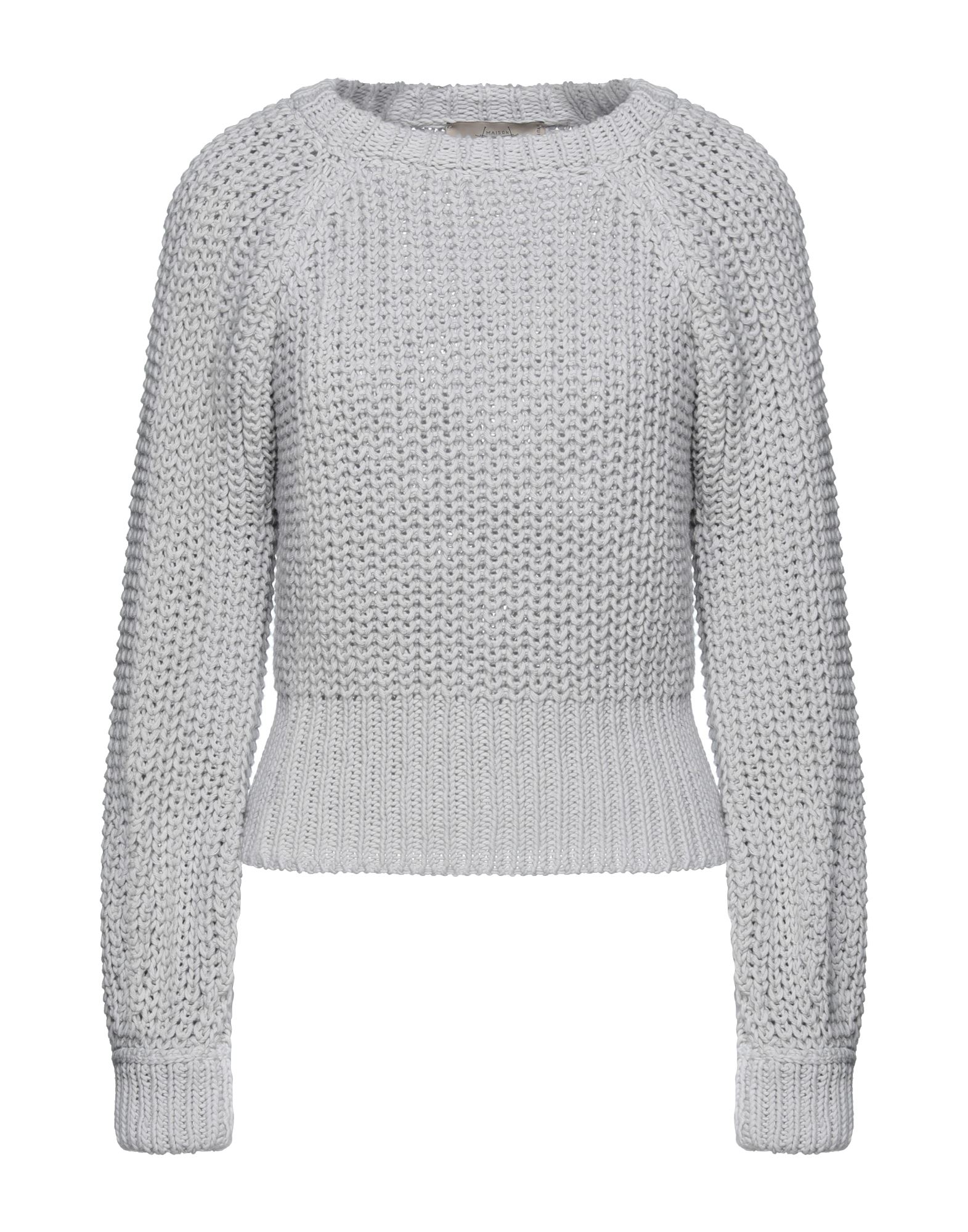 MAISON FLÂNEUR Pullover Damen Hellgrau von MAISON FLÂNEUR