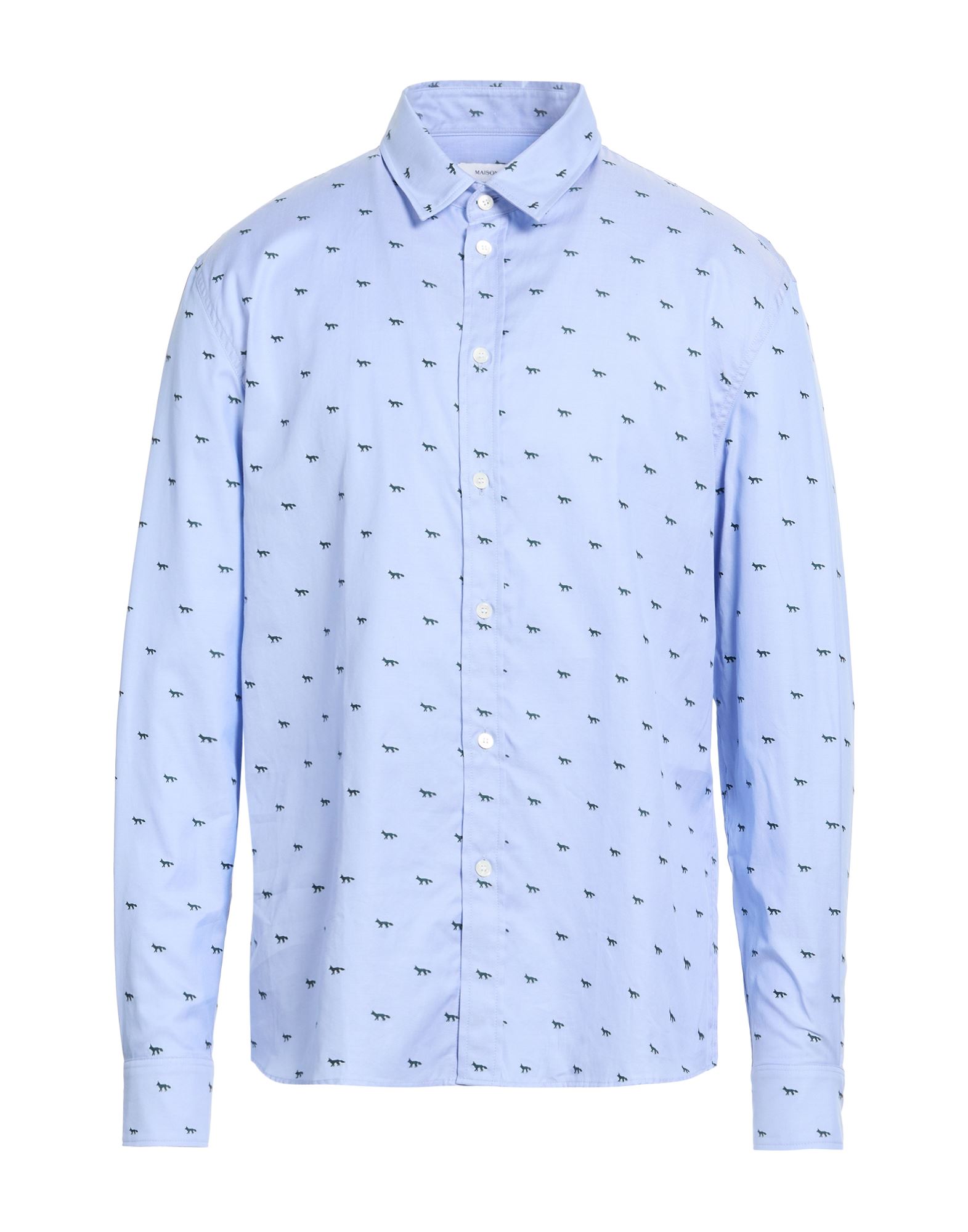 MAISON KITSUNÉ Hemd Herren Hellblau von MAISON KITSUNÉ