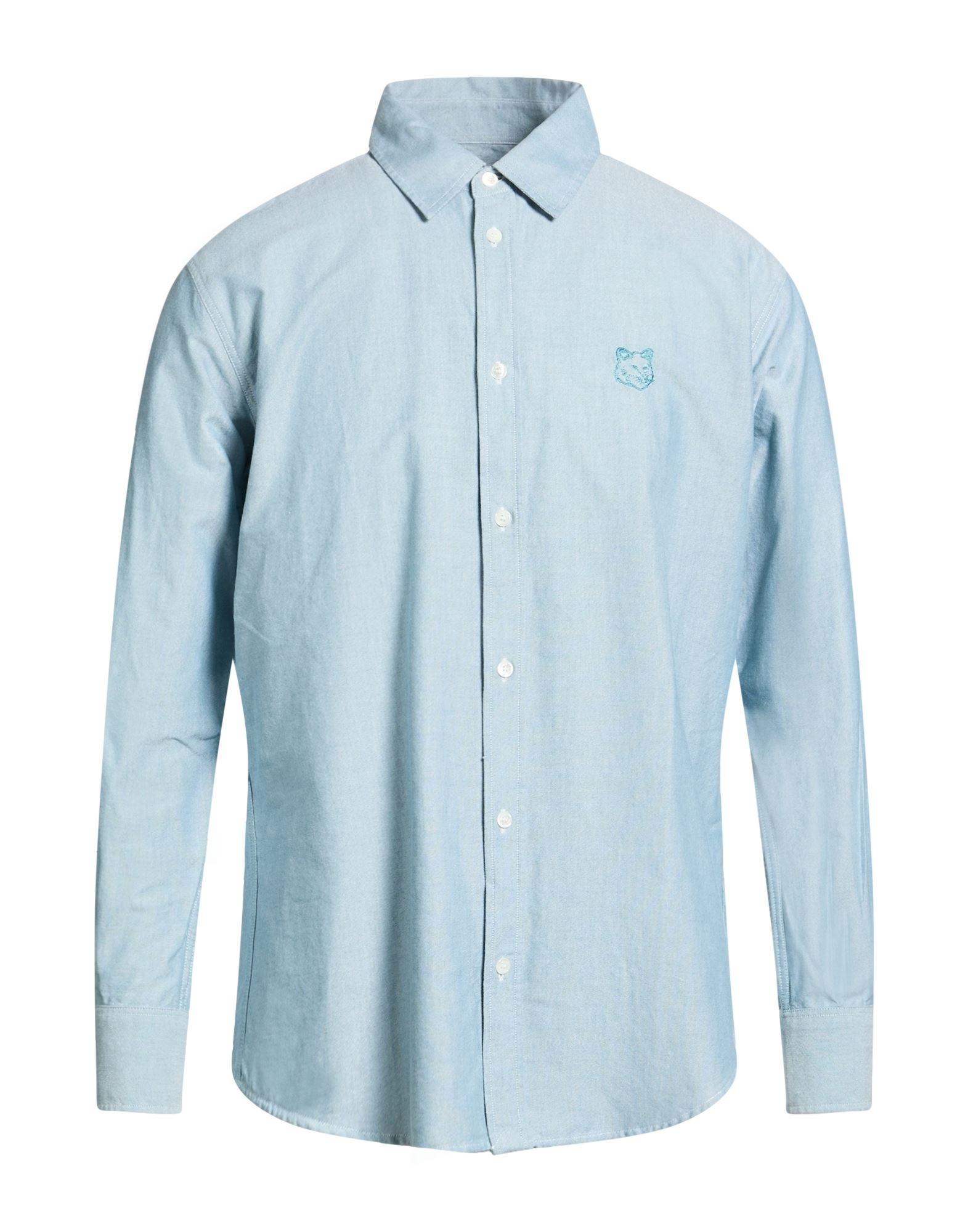 MAISON KITSUNÉ Hemd Herren Hellblau von MAISON KITSUNÉ