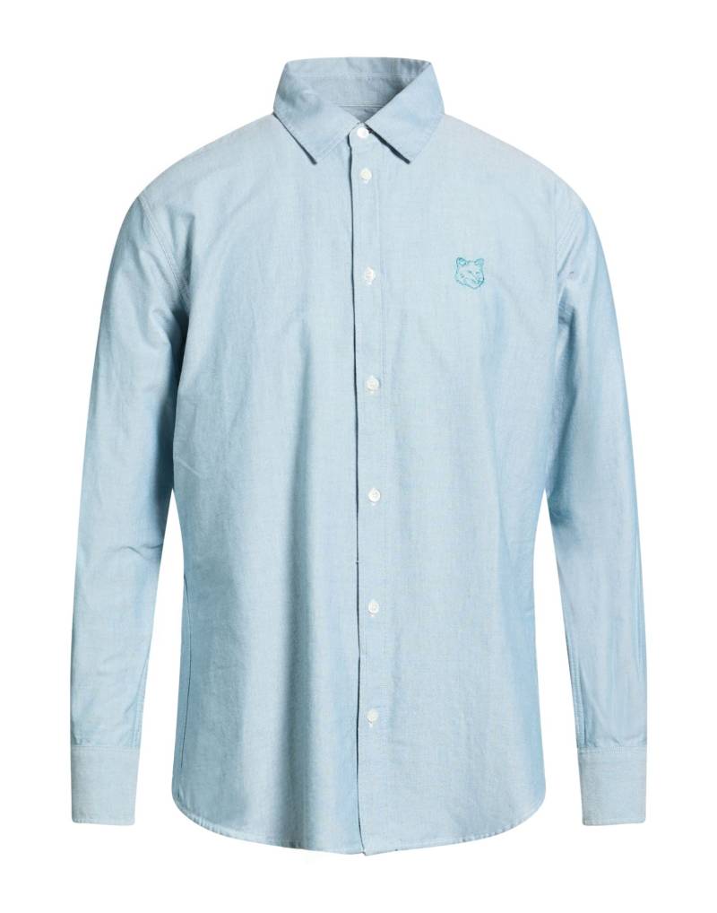 MAISON KITSUNÉ Hemd Herren Hellblau von MAISON KITSUNÉ