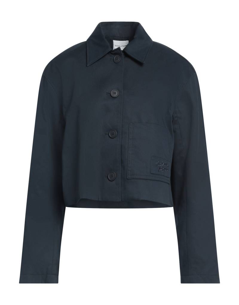 MAISON KITSUNÉ Jacke & Anorak Damen Marineblau von MAISON KITSUNÉ