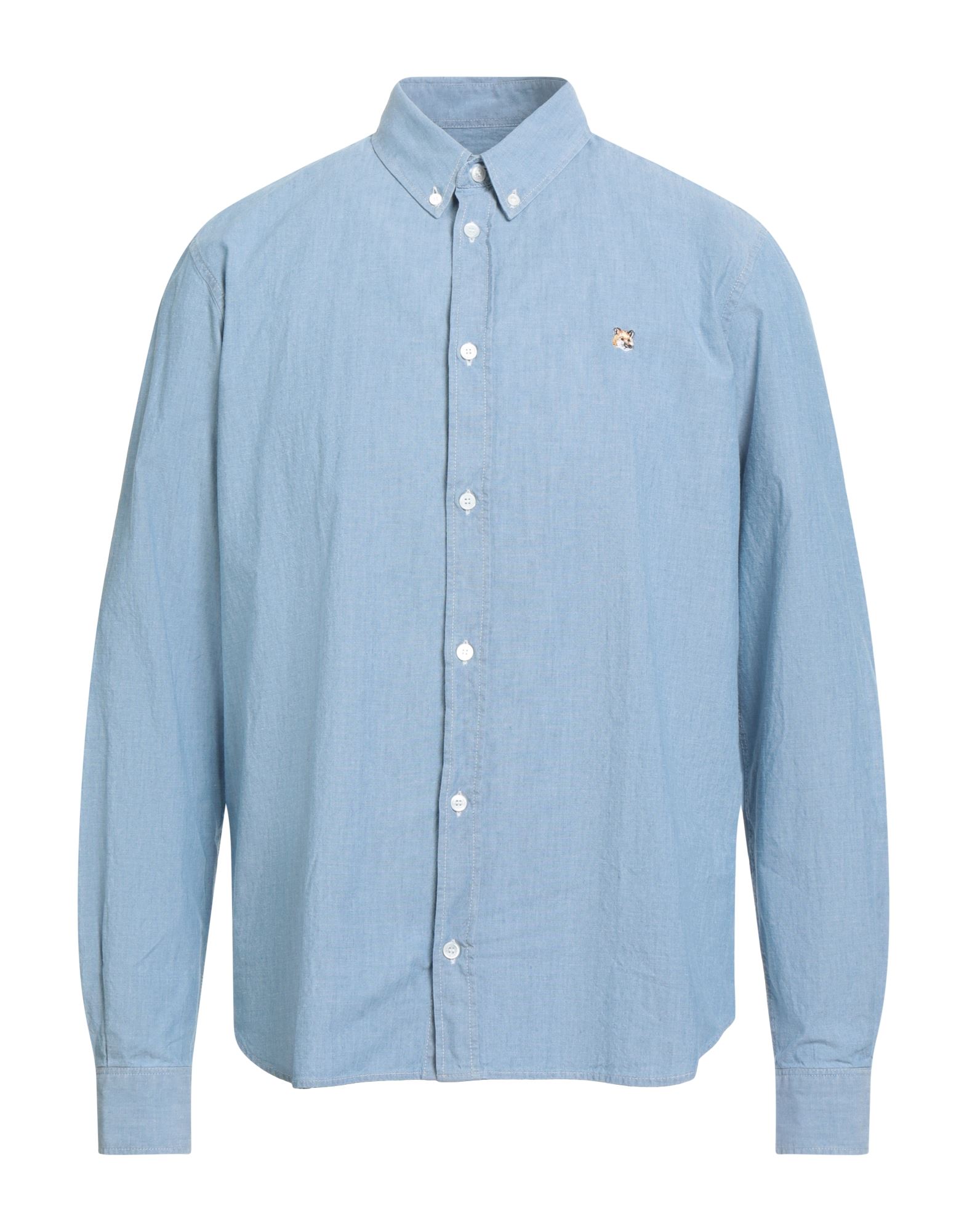 MAISON KITSUNÉ Jeanshemd Herren Blau MAISON KITSUNÉ Jeanshemd Herren Blau von MAISON KITSUNÉ