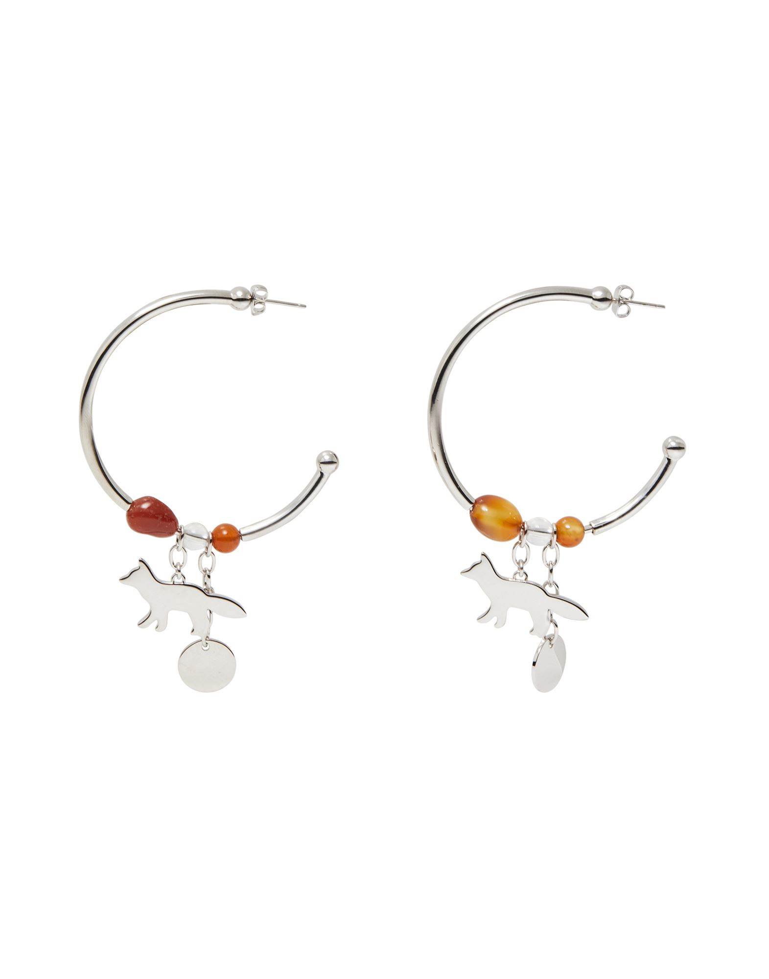 MAISON KITSUNÉ Ohrring Damen Silber von MAISON KITSUNÉ