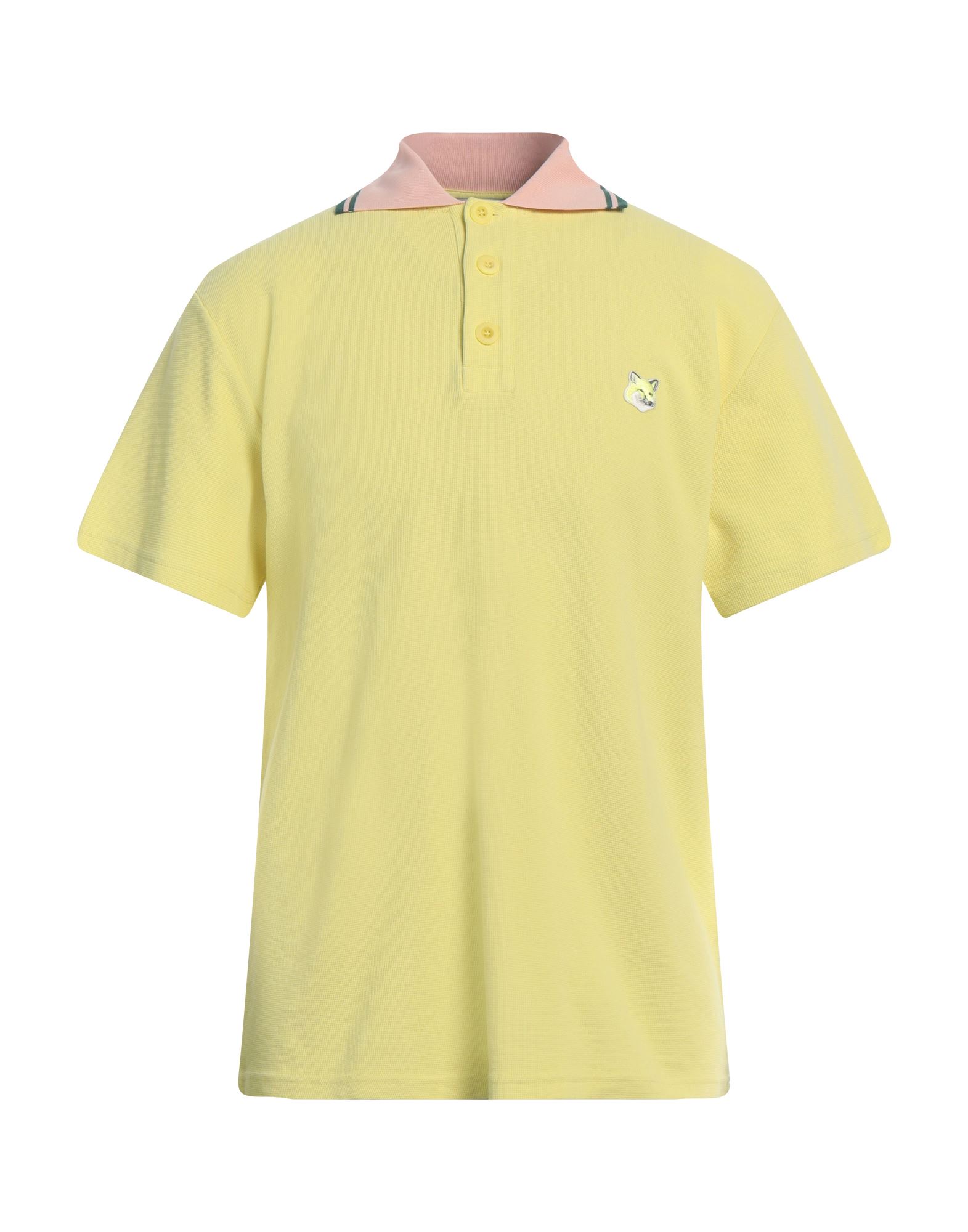 MAISON KITSUNÉ Poloshirt Herren Gelb von MAISON KITSUNÉ