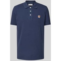 MAISON KITSUNÉ Poloshirt mit Motiv-Applikation in Marine, Größe M MAISON KITSUNÉ Poloshirt mit Motiv-Applikation in Marine, Größe M von MAISON KITSUNÉ