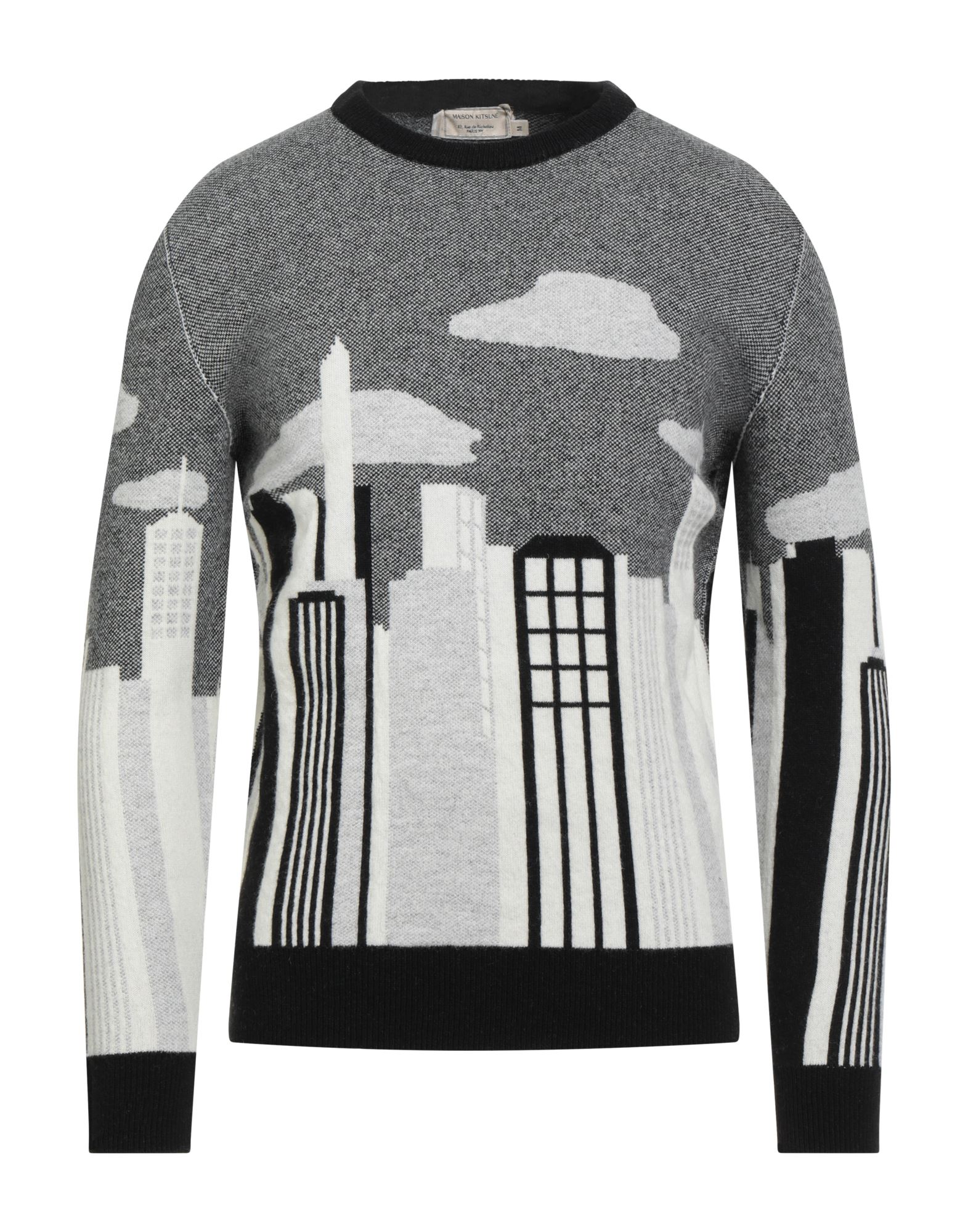 MAISON KITSUNÉ Pullover Herren Schwarz MAISON KITSUNÉ Pullover Herren Schwarz von MAISON KITSUNÉ