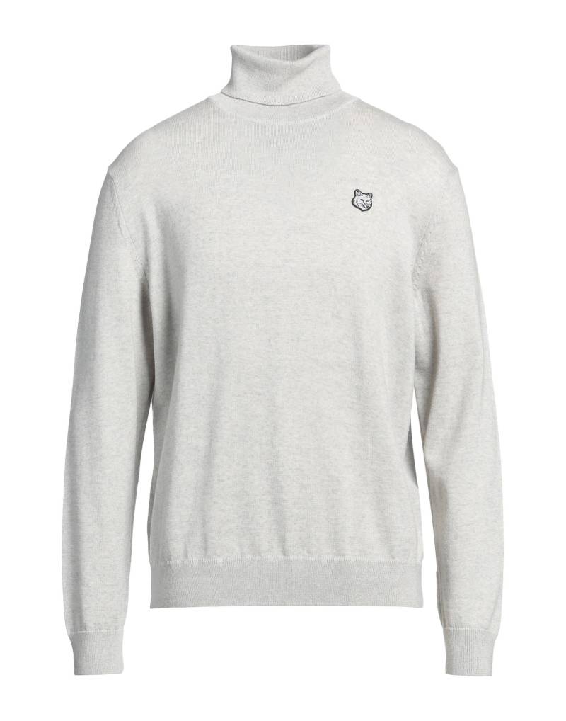 MAISON KITSUNÉ Rollkragenpullover Herren Hellgrau von MAISON KITSUNÉ
