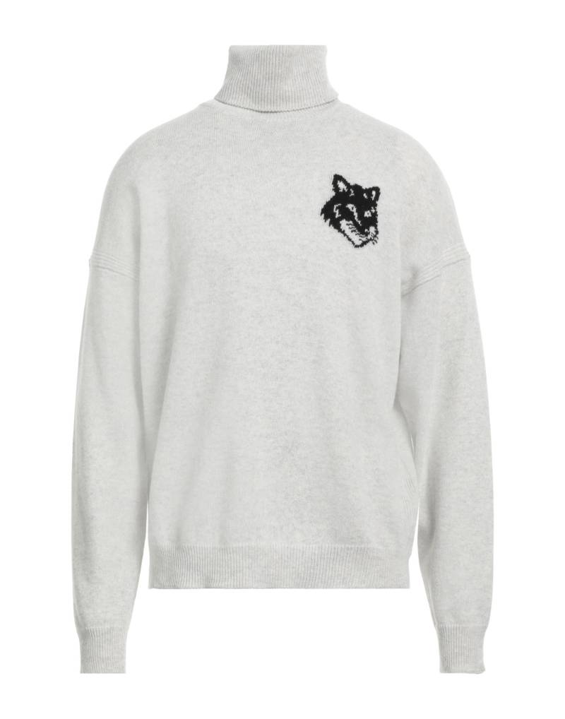 MAISON KITSUNÉ Rollkragenpullover Herren Hellgrau von MAISON KITSUNÉ