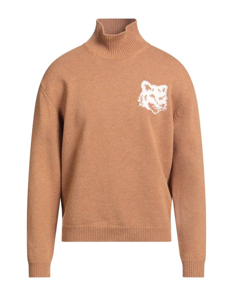 MAISON KITSUNÉ Rollkragenpullover Herren Kamel von MAISON KITSUNÉ