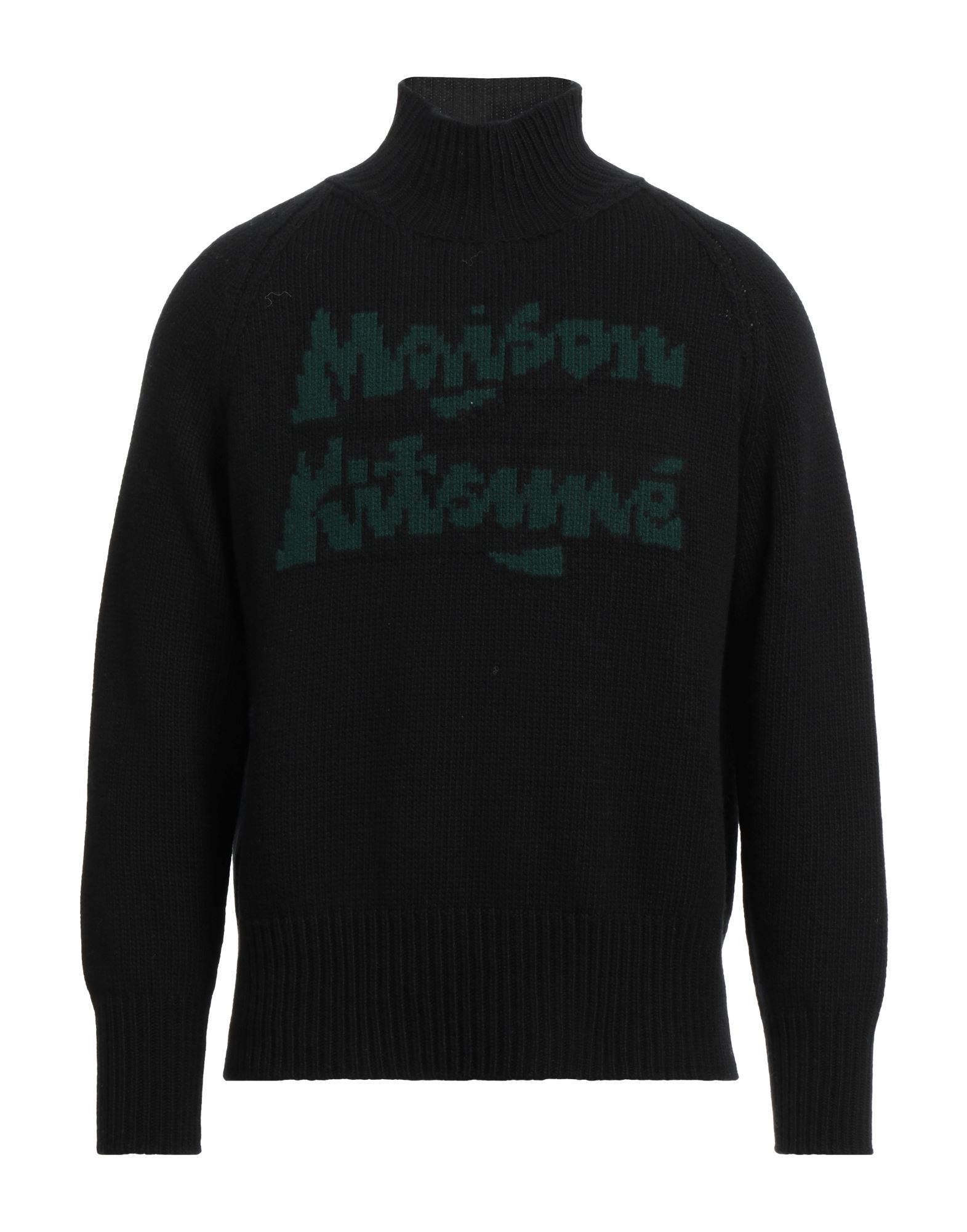 MAISON KITSUNÉ Rollkragenpullover Herren Schwarz von MAISON KITSUNÉ