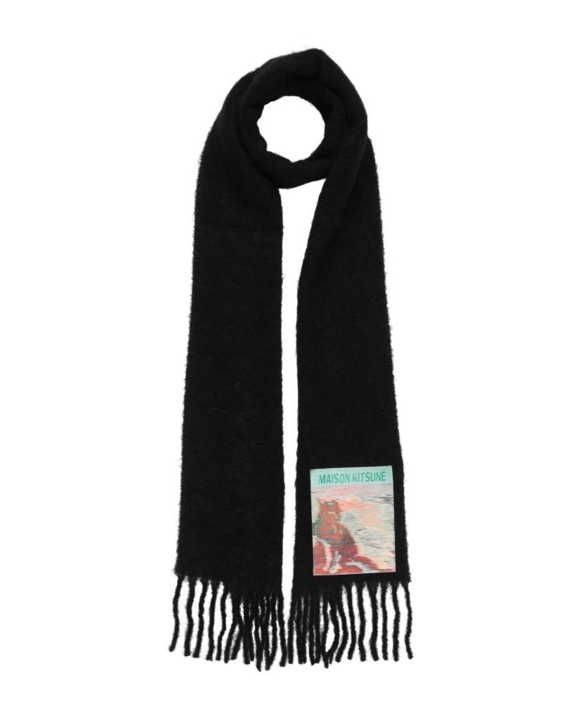 MAISON KITSUNÉ Schal Herren Schwarz von MAISON KITSUNÉ