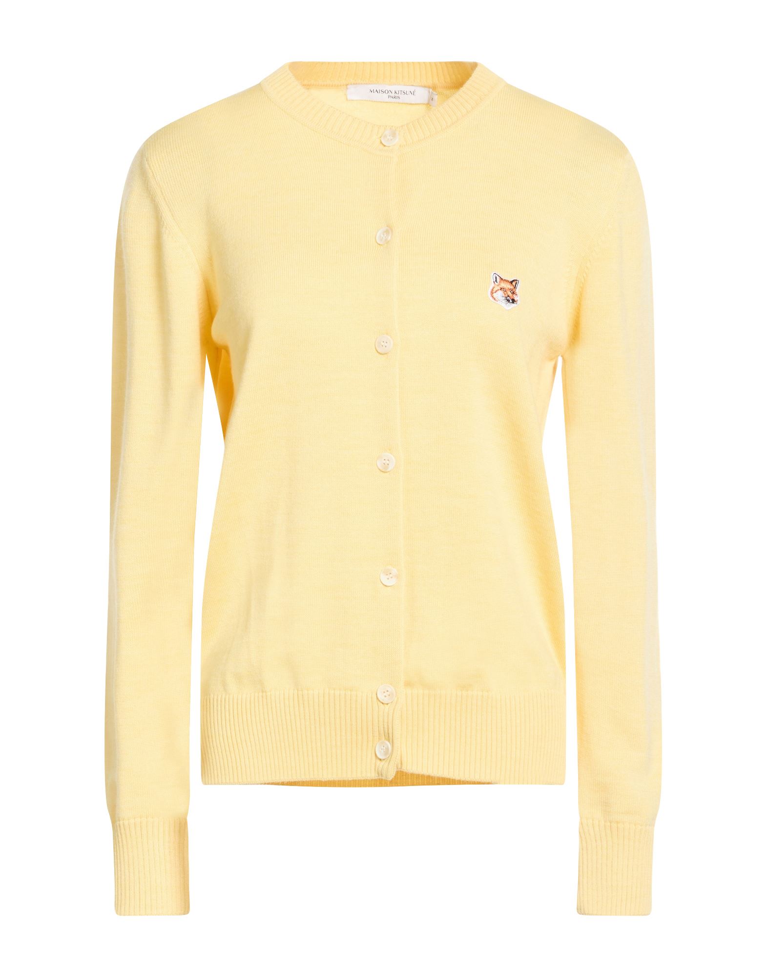 MAISON KITSUNÉ Strickjacke Damen Gelb von MAISON KITSUNÉ