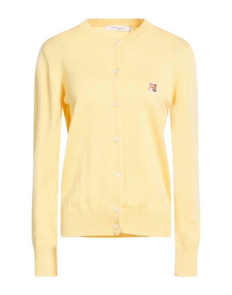 MAISON KITSUNÉ Strickjacke Damen Gelb von MAISON KITSUNÉ