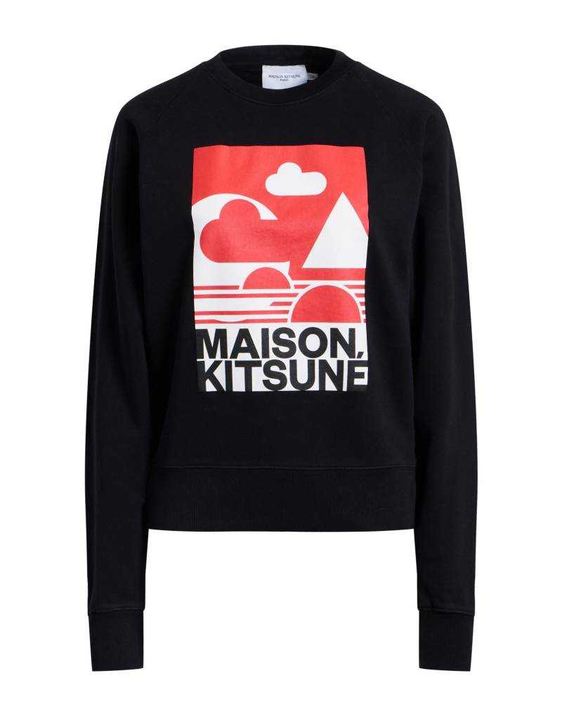 MAISON KITSUNÉ Sweatshirt Damen Schwarz von MAISON KITSUNÉ