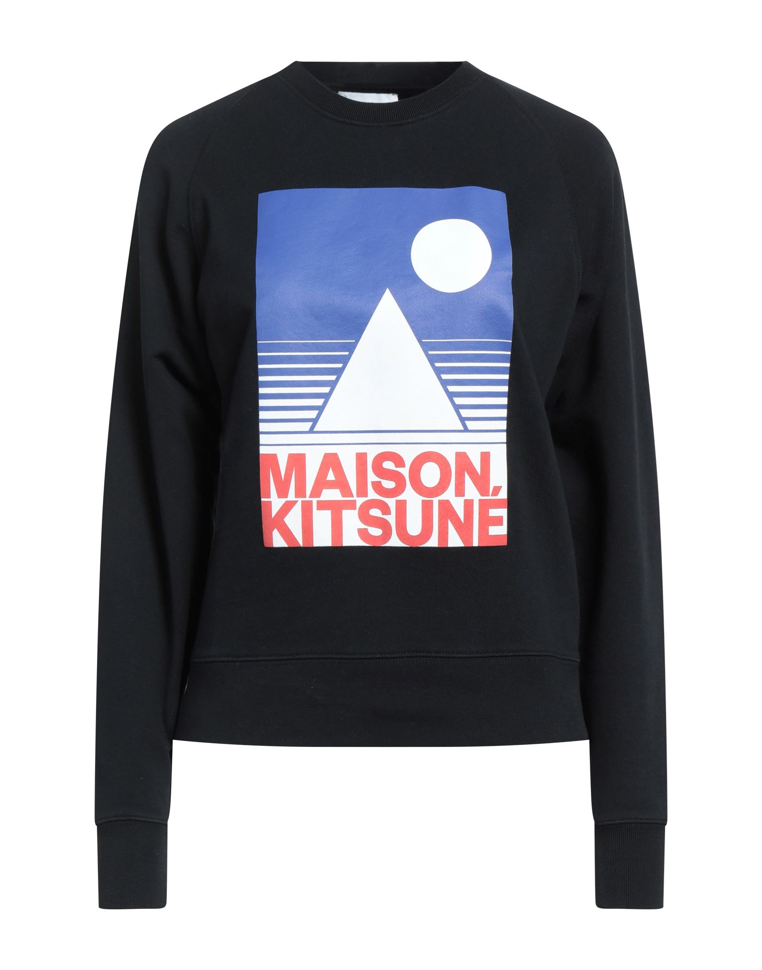 MAISON KITSUNÉ Sweatshirt Damen Schwarz von MAISON KITSUNÉ