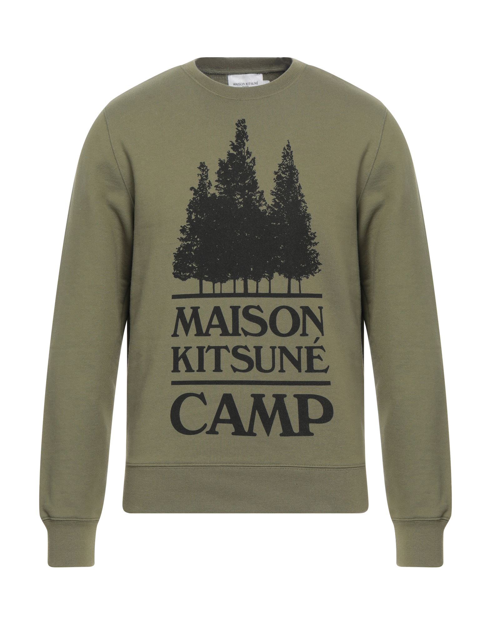 MAISON KITSUNÉ Sweatshirt Herren Militärgrün von MAISON KITSUNÉ