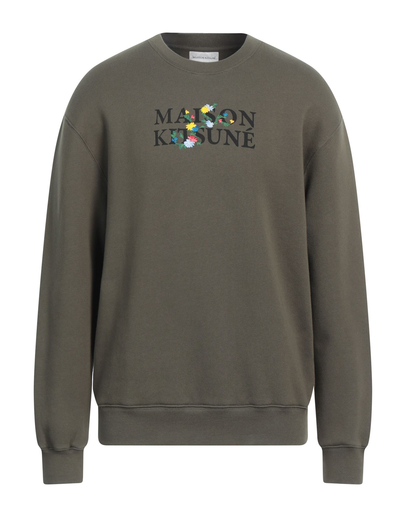 MAISON KITSUNÉ Sweatshirt Herren Militärgrün von MAISON KITSUNÉ