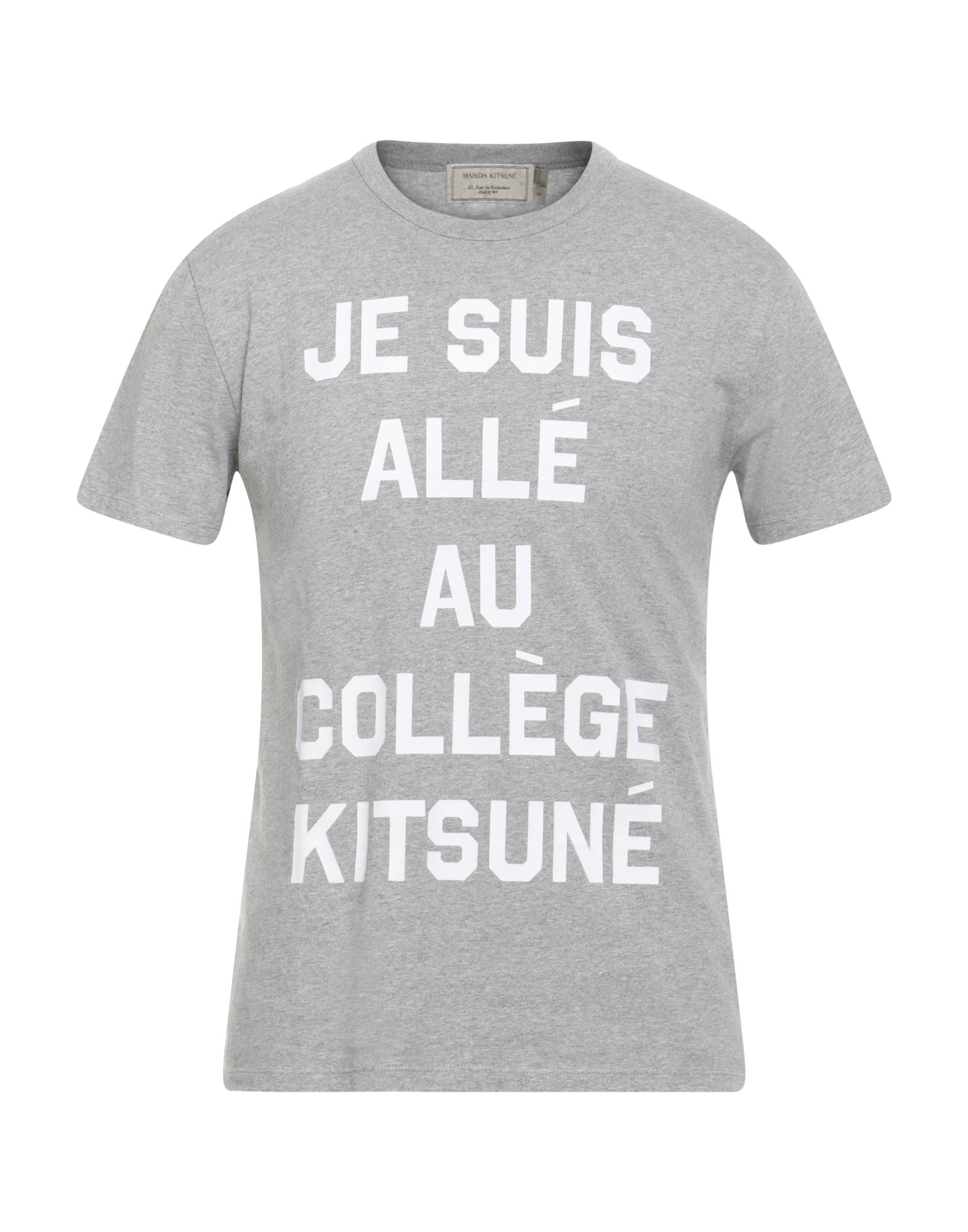 MAISON KITSUNÉ T-shirts Herren Grau MAISON KITSUNÉ T-shirts Herren Grau von MAISON KITSUNÉ