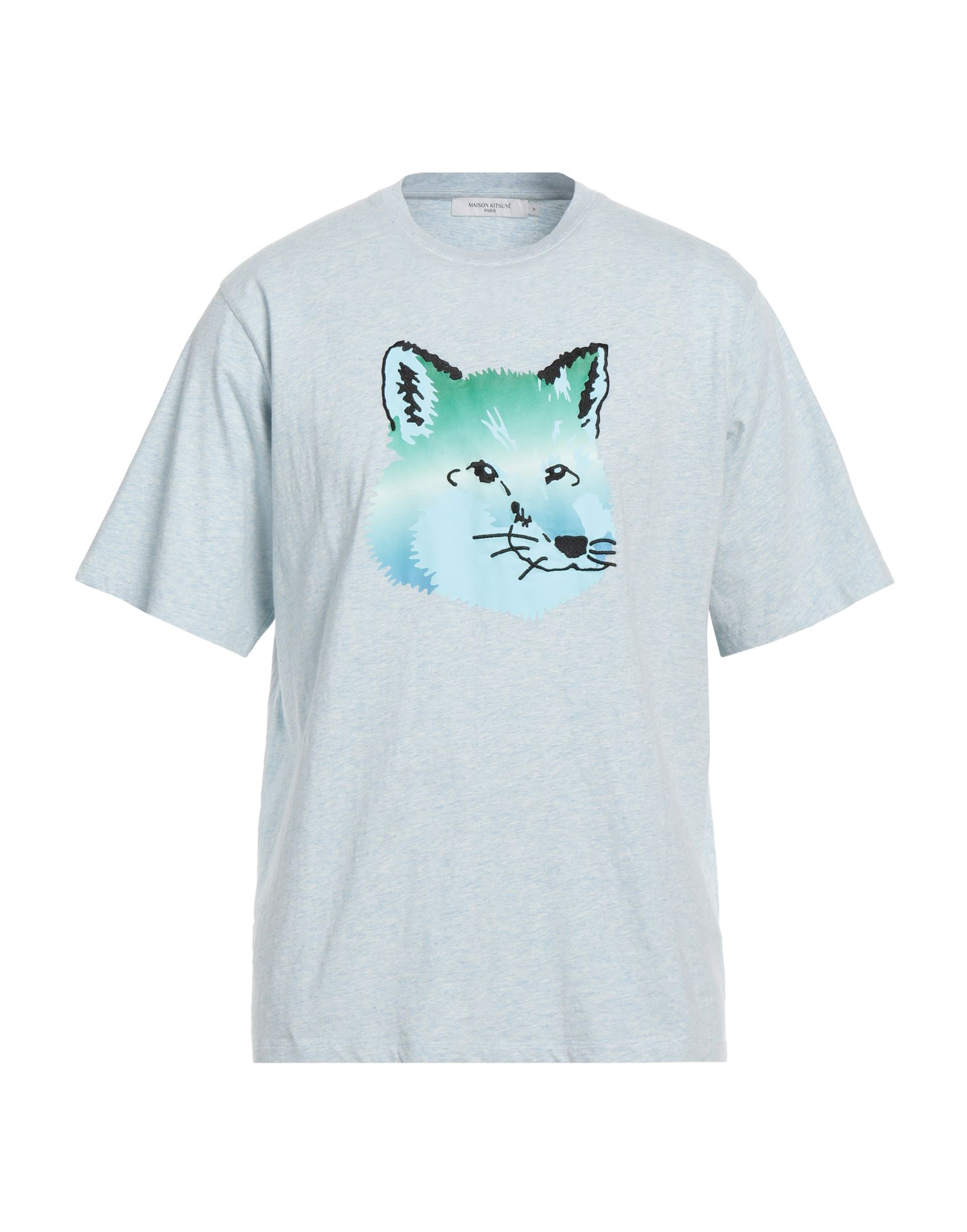 MAISON KITSUNÉ T-shirts Herren Himmelblau von MAISON KITSUNÉ