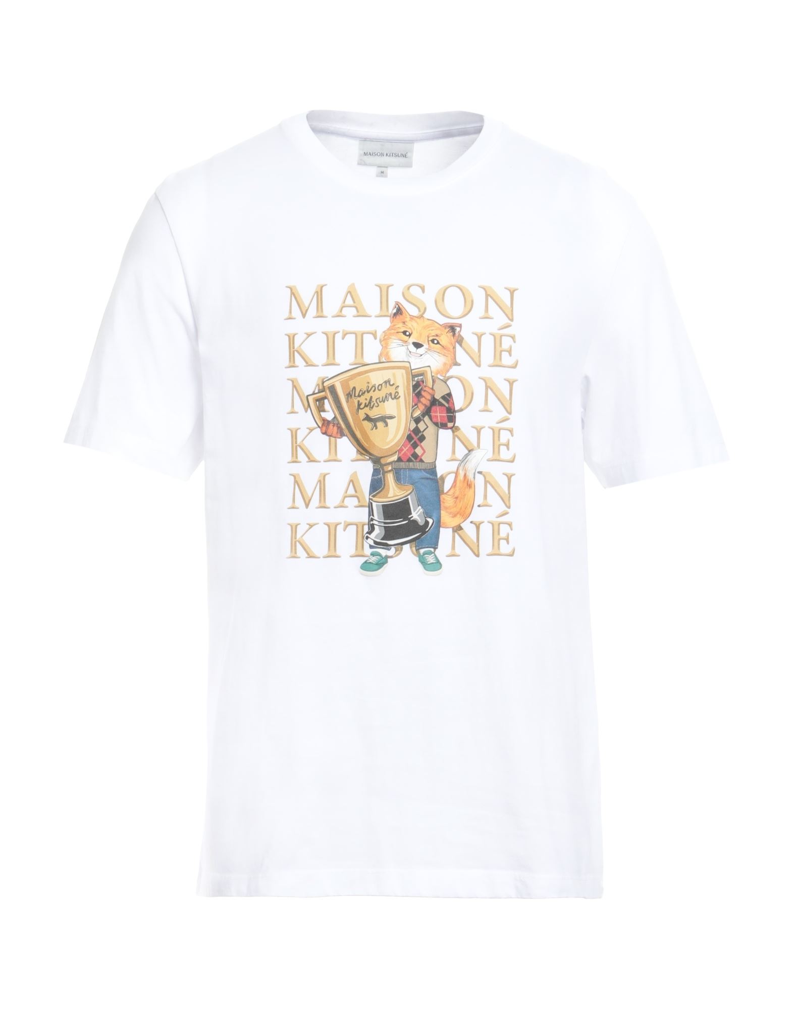 MAISON KITSUNÉ T-shirts Herren Weiß von MAISON KITSUNÉ