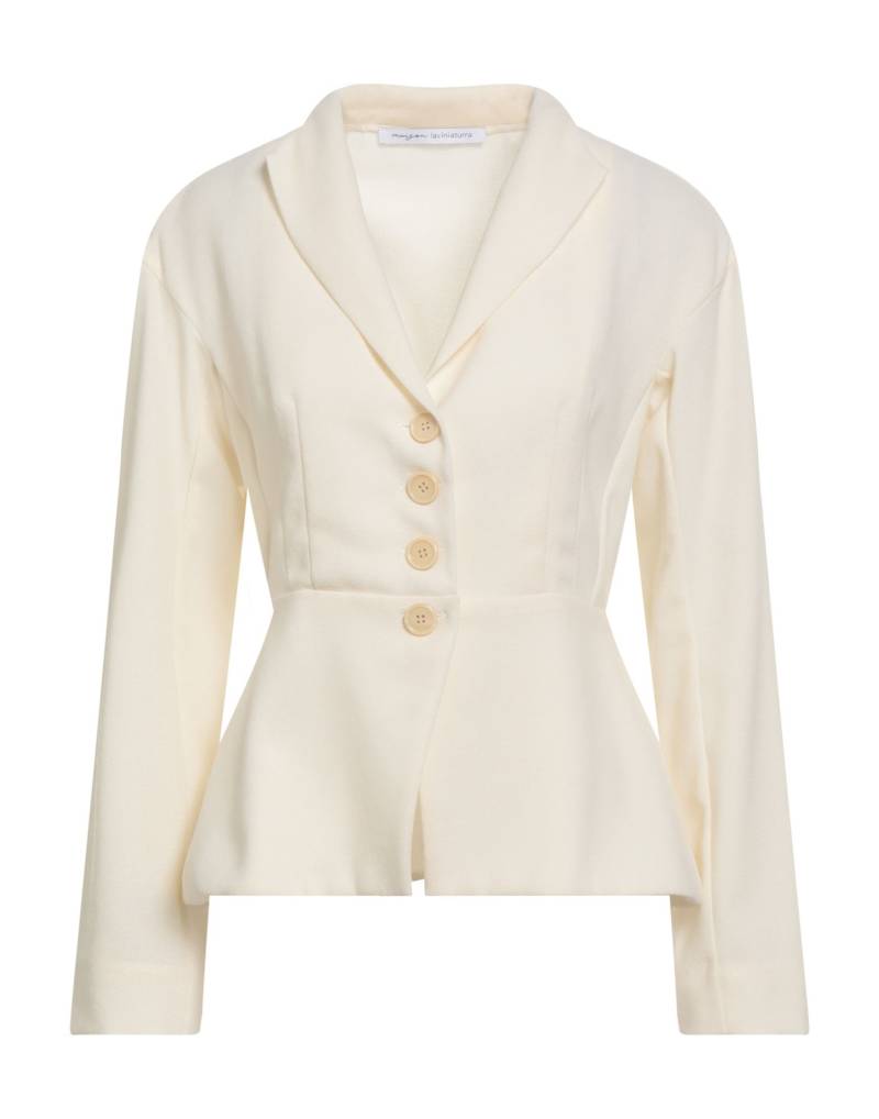 MAISON LAVINIATURRA Jacke & Anorak Damen Elfenbein von MAISON LAVINIATURRA