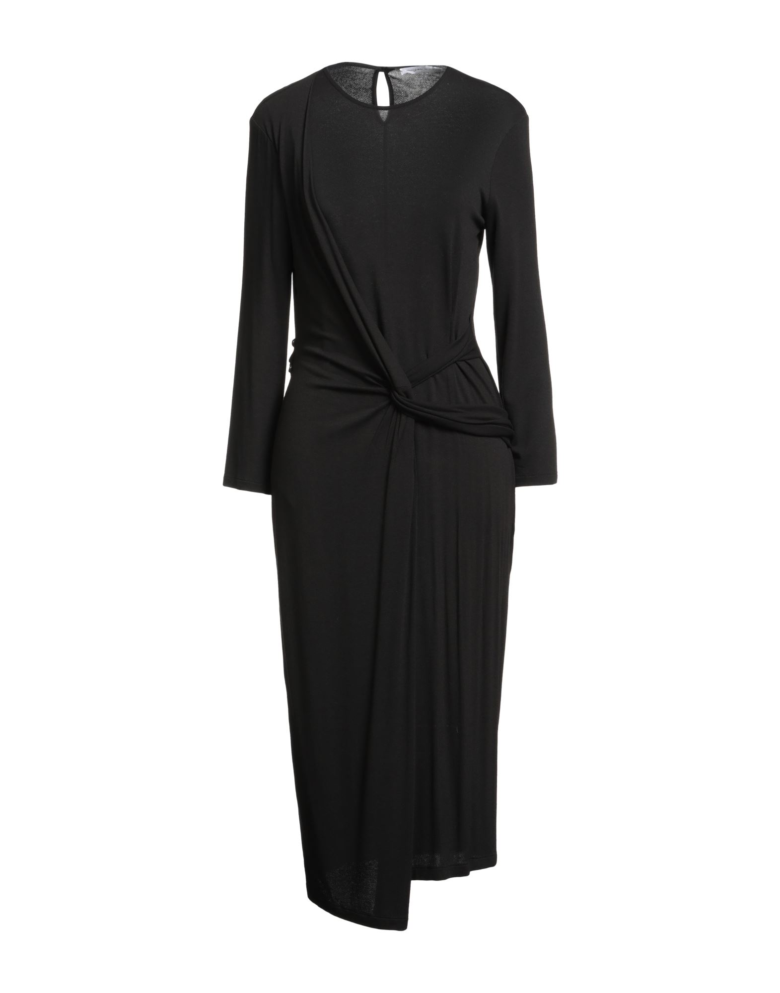 MAISON LAVINIATURRA Midi-kleid Damen Schwarz MAISON LAVINIATURRA Midi-kleid Damen Schwarz von MAISON LAVINIATURRA