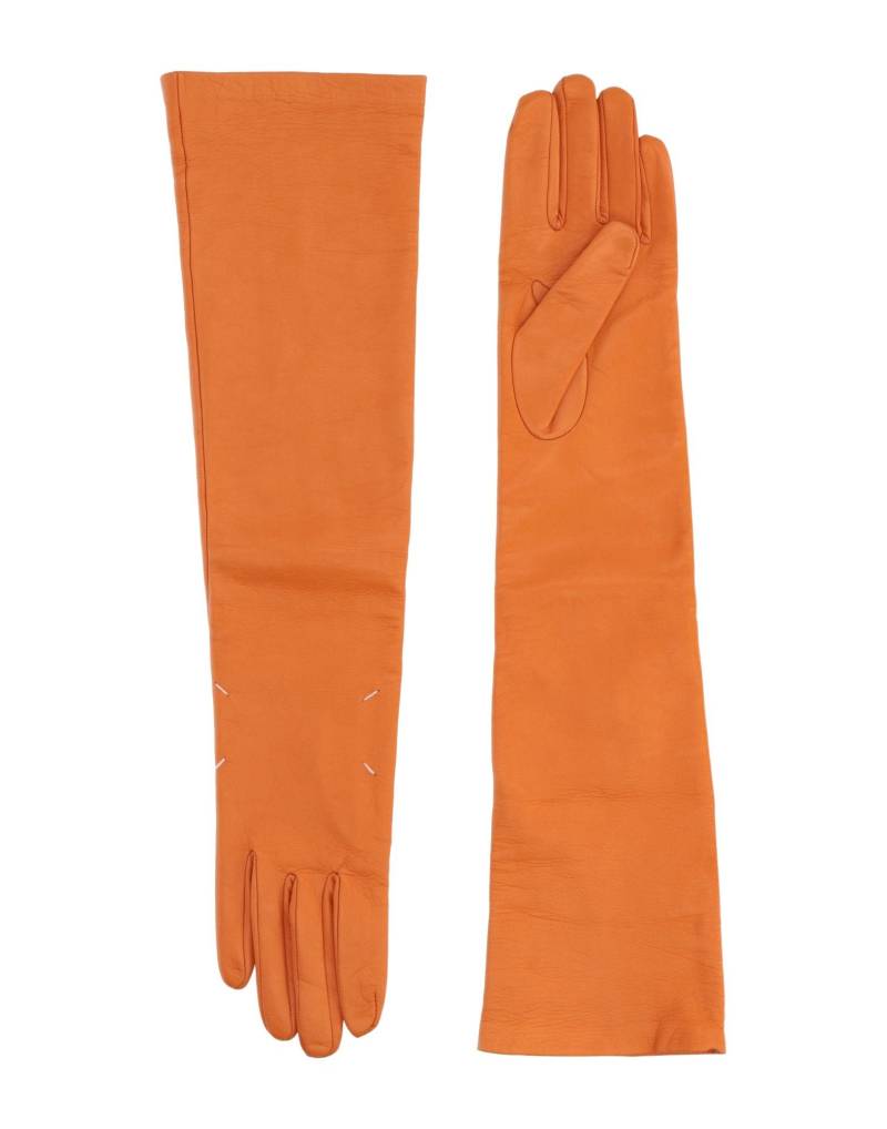 MAISON MARGIELA Handschuhe Damen Orange von MAISON MARGIELA