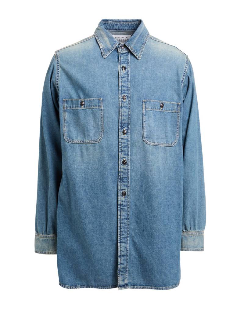 MAISON MARGIELA Jeanshemd Herren Blau von MAISON MARGIELA