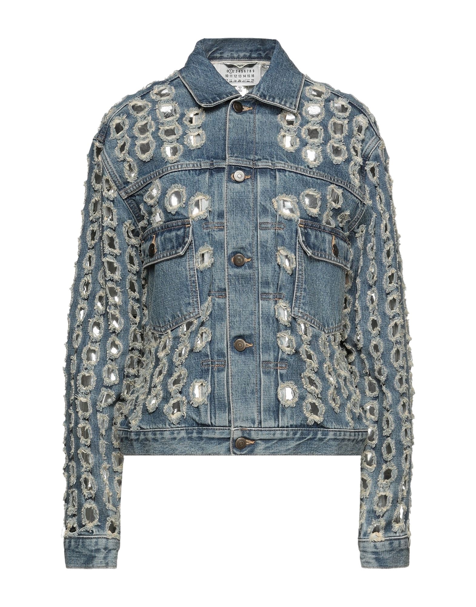 MAISON MARGIELA Jeansjacke/-mantel Damen Blau von MAISON MARGIELA