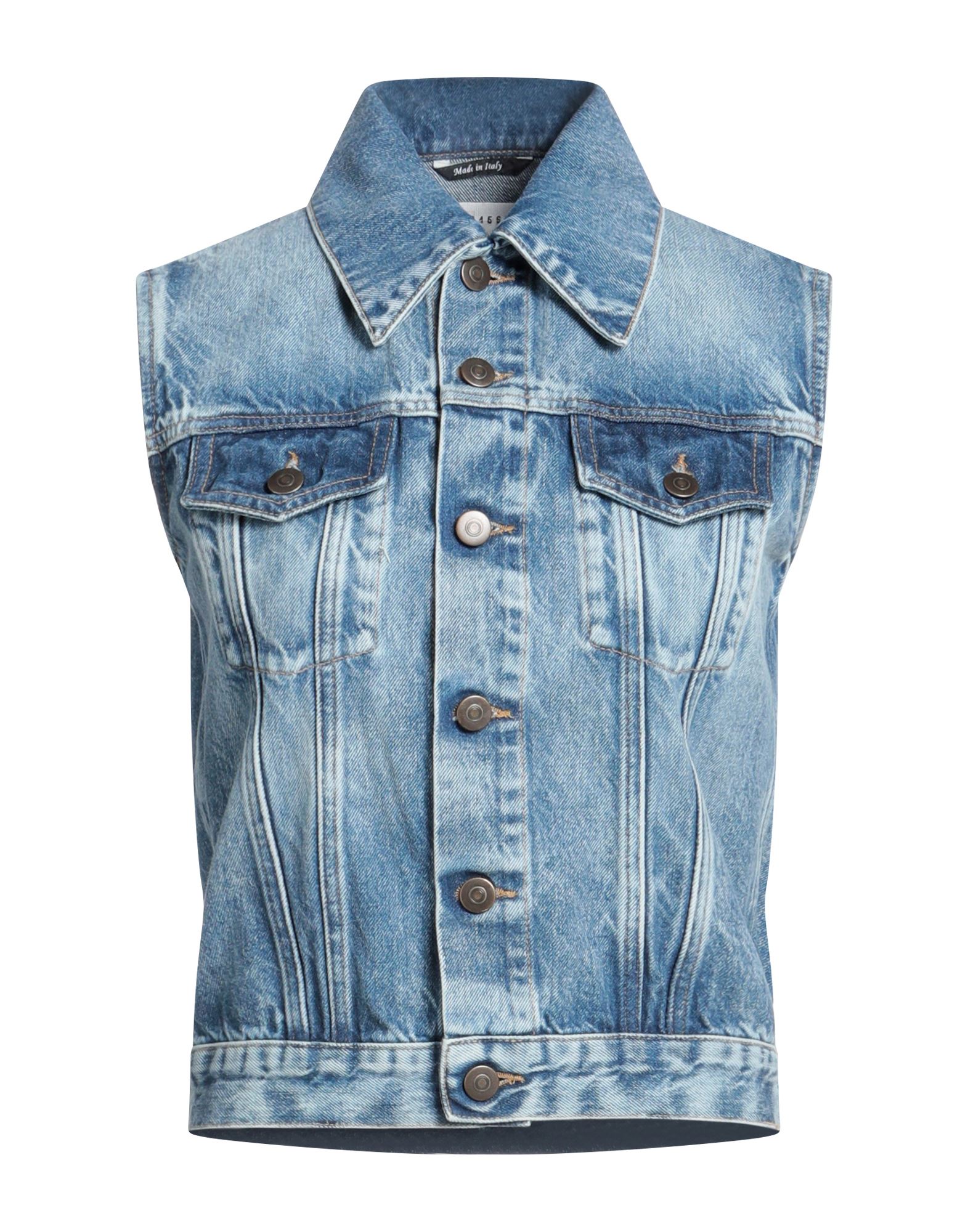 MAISON MARGIELA Jeansjacke/-mantel Damen Blau von MAISON MARGIELA