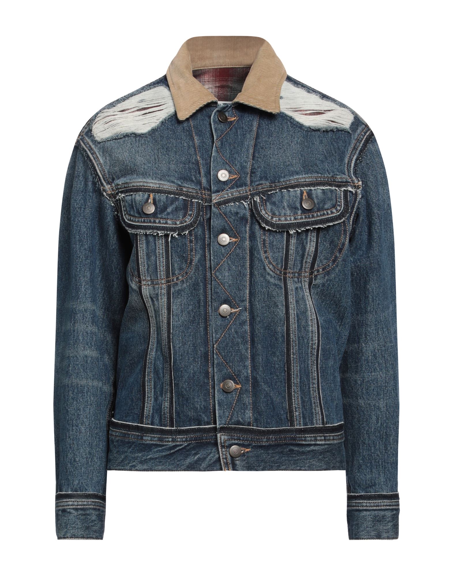 MAISON MARGIELA Jeansjacke/-mantel Damen Blau von MAISON MARGIELA