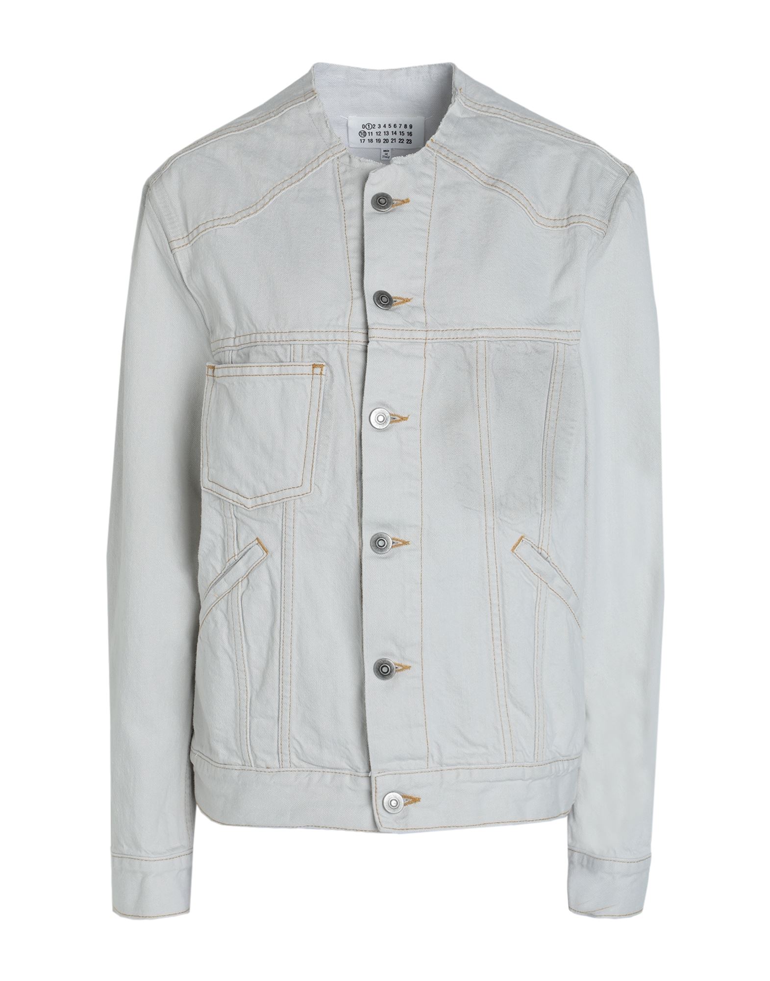 MAISON MARGIELA Jeansjacke/-mantel Damen Blau von MAISON MARGIELA