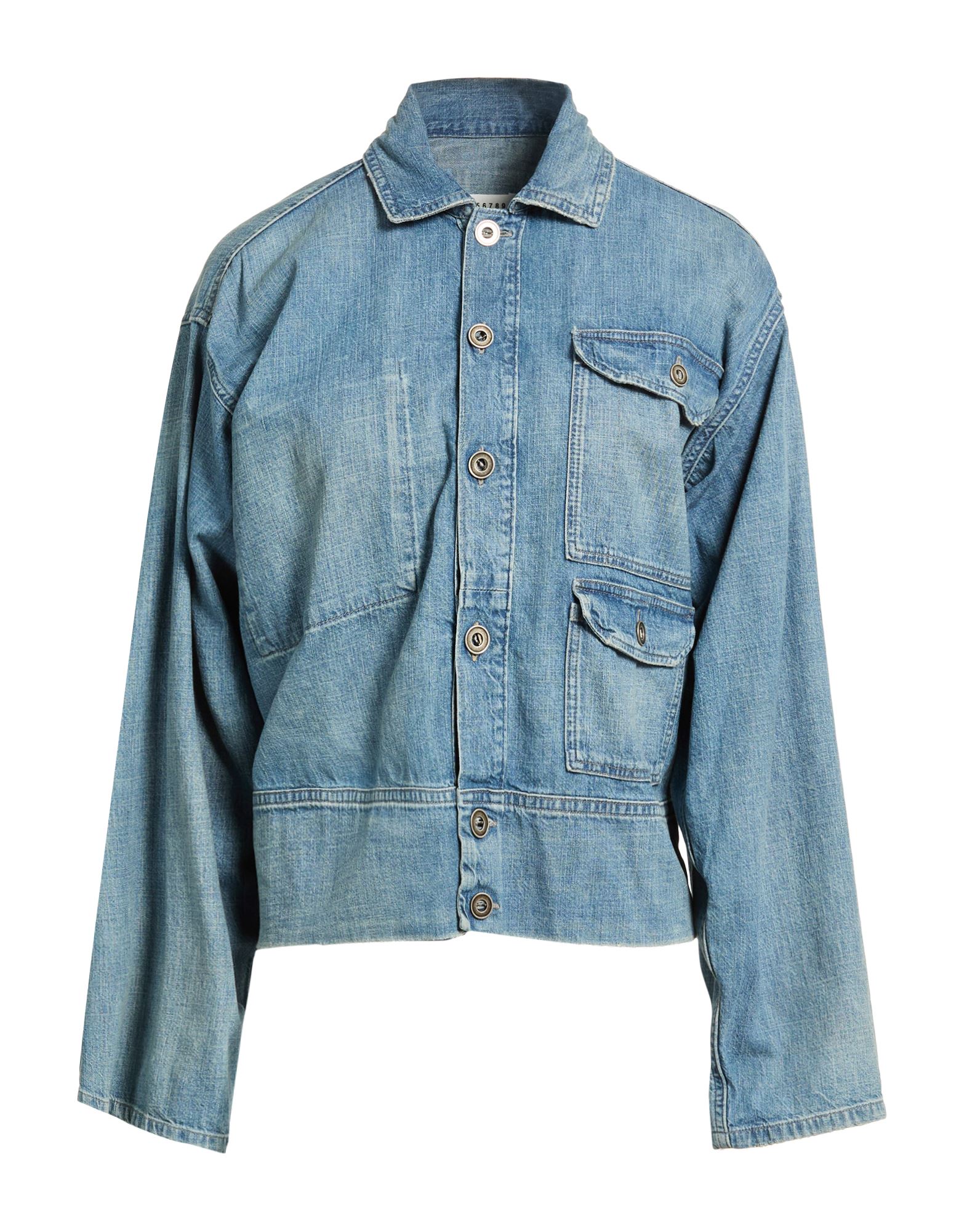 MAISON MARGIELA Jeansjacke/-mantel Damen Blau von MAISON MARGIELA