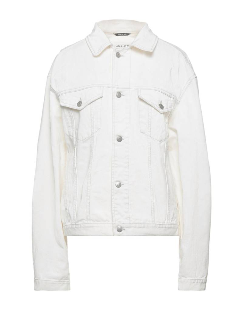 MAISON MARGIELA Jeansjacke/-mantel Damen Weiß von MAISON MARGIELA