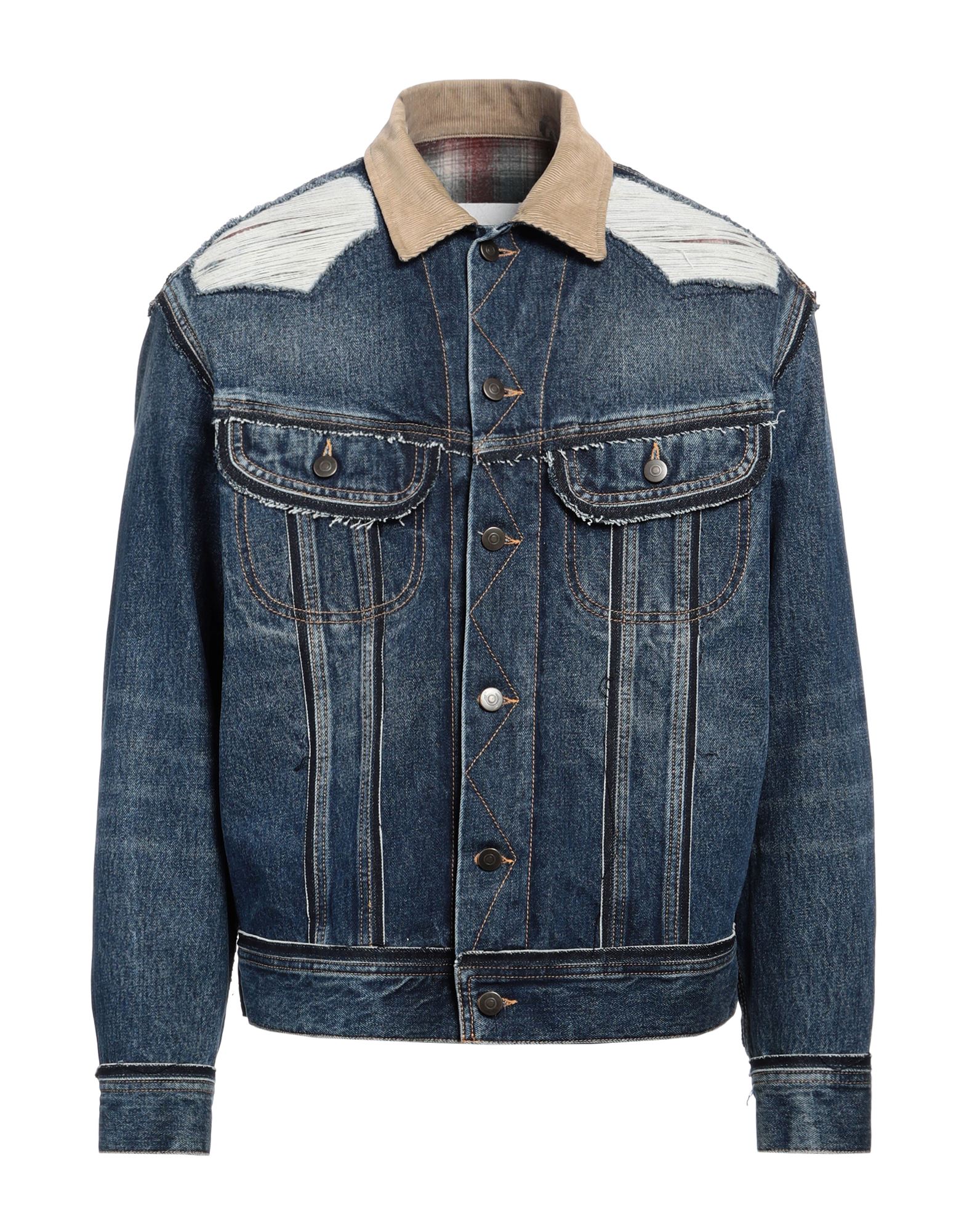 MAISON MARGIELA Jeansjacke/-mantel Herren Blau von MAISON MARGIELA